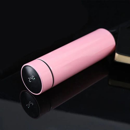 Portable Stainless Steel Vacuum Bottle-with Temperature Display.