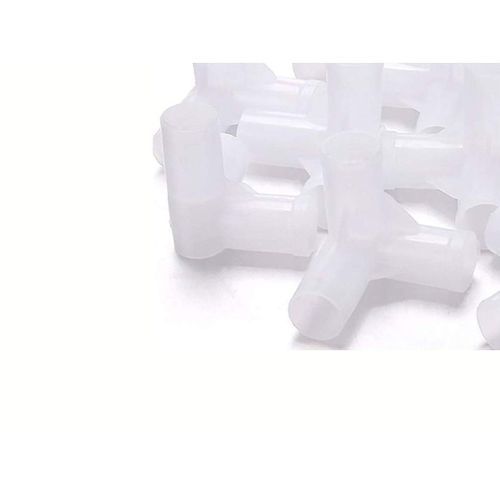 Dr. Cozy A Pack Of 30 Plastic Joints For 2 Column Wooden Wardrobes, White