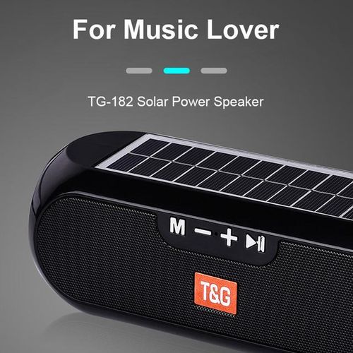 Zk40 Portable Solar Charging Bluetooth Speaker Wireless Stereo Music Box Solar Power Bank Boombox Waterproof Usb Aux Fm Radio