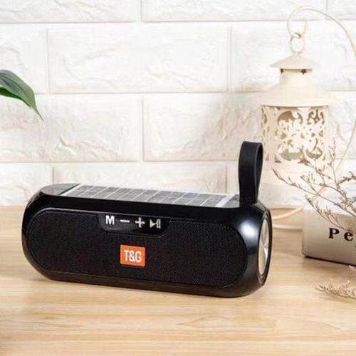 Zk40 Portable Solar Charging Bluetooth Speaker Wireless Stereo Music Box Solar Power Bank Boombox Waterproof Usb Aux Fm Radio