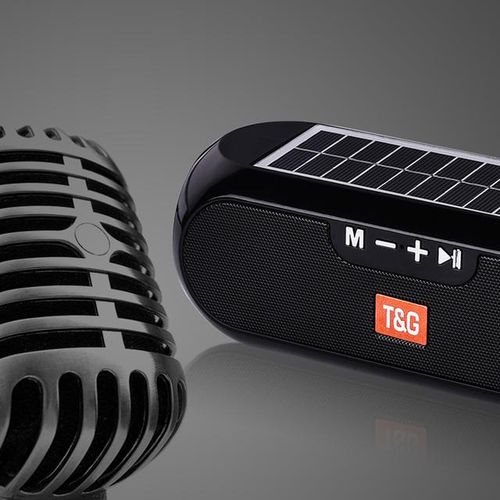 Zk40 Portable Solar Charging Bluetooth Speaker Wireless Stereo Music Box Solar Power Bank Boombox Waterproof Usb Aux Fm Radio