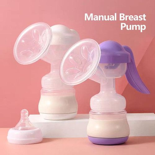 Painless silent large suction portable hand breast pump Maternity products material