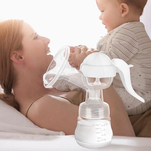 Painless silent large suction portable hand breast pump Maternity products material