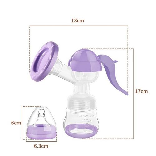 Painless silent large suction portable hand breast pump Maternity products material