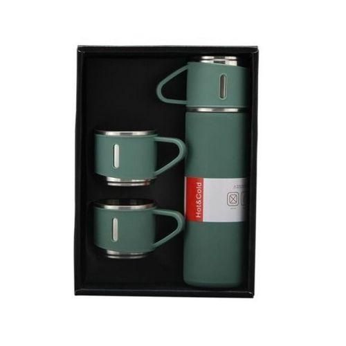 500ml Vacuum Flask Desk Cups Thermos Bottle - Green