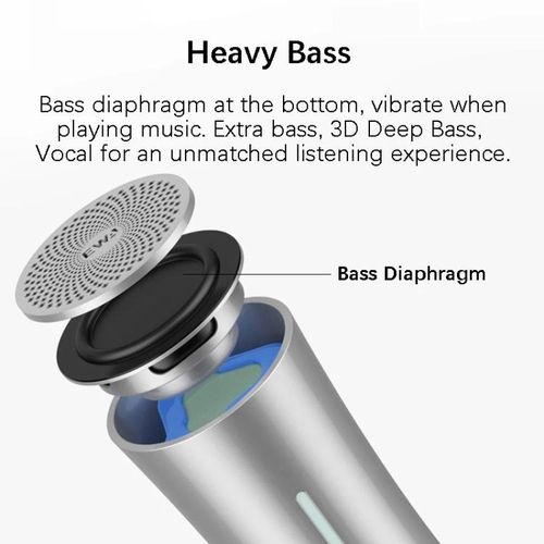 EWA A115 Portable Metal Bluetooth Speaker 105H Power