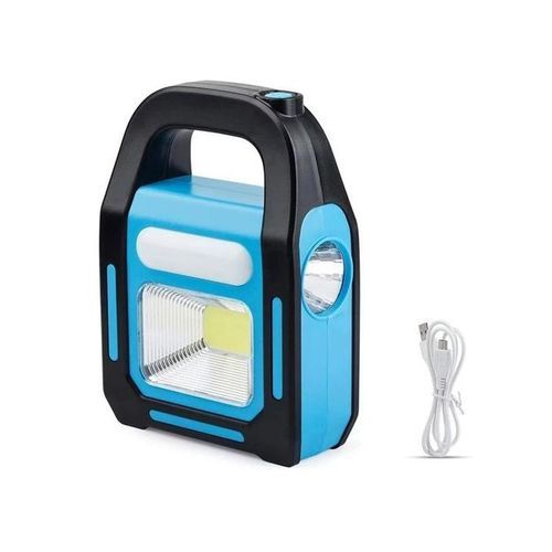 Solar And Rechargeable LED Flood Light - Color May Vary
