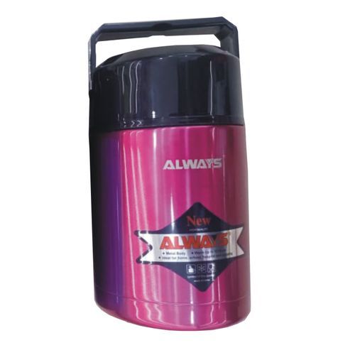 Always Food Flask 1litres - Pink