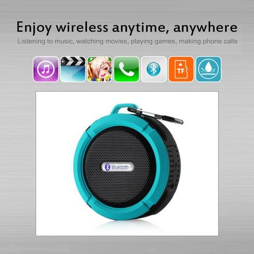 Portable Bluetooth Wireless Waterproof Big Suction Cup Dustproof Bluetooth Stereo Outdoor Sports Mini Subwoofer Speakers