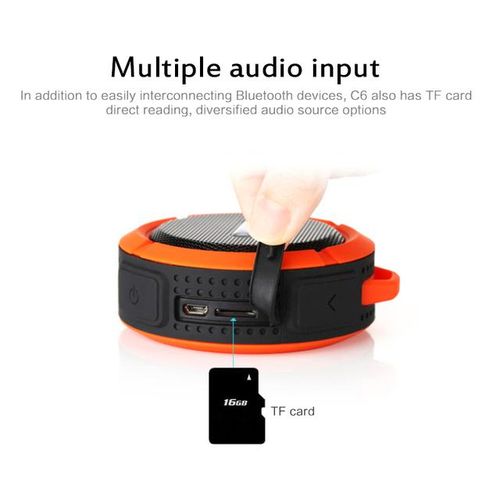 Portable Bluetooth Wireless Waterproof Big Suction Cup Dustproof Bluetooth Stereo Outdoor Sports Mini Subwoofer Speakers