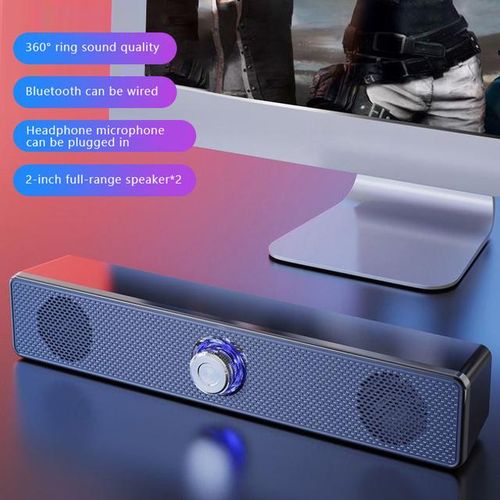 Soundbar With Subwoofer Tv Sound Bar Home Theatre System Bluetooth Speaker Extra Bass Pc Computer Speakers Bass Stereo