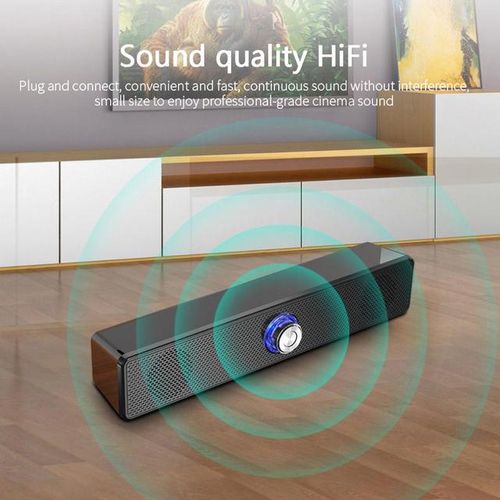 Soundbar With Subwoofer Tv Sound Bar Home Theatre System Bluetooth Speaker Extra Bass Pc Computer Speakers Bass Stereo