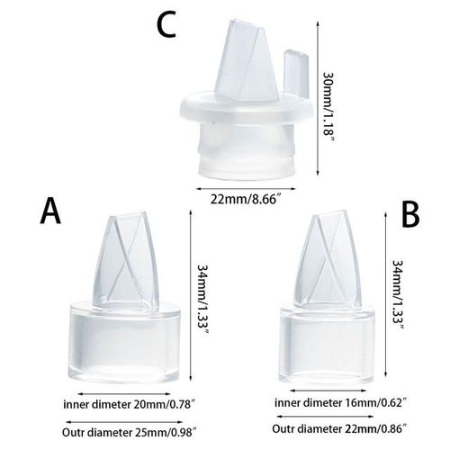 1PC Duckbill for VALVE For Manual Electric Breast Pumps for Backflow for Protection Breast Pump Accessory Transparent Si