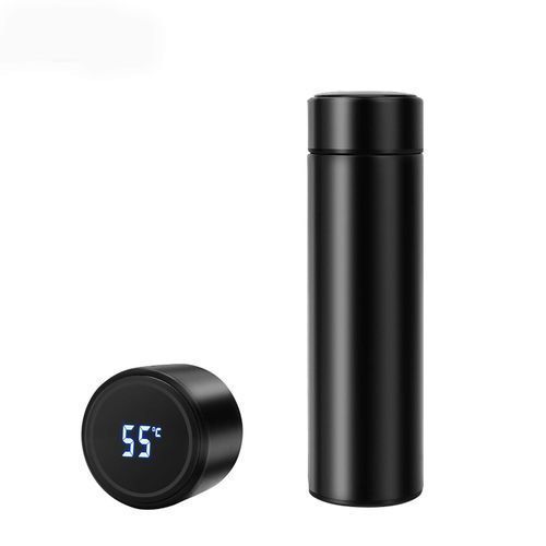 500ml smart travel Flask with Temperature display - Black