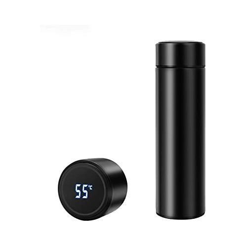 500ml smart travel Flask with Temperature display - Black