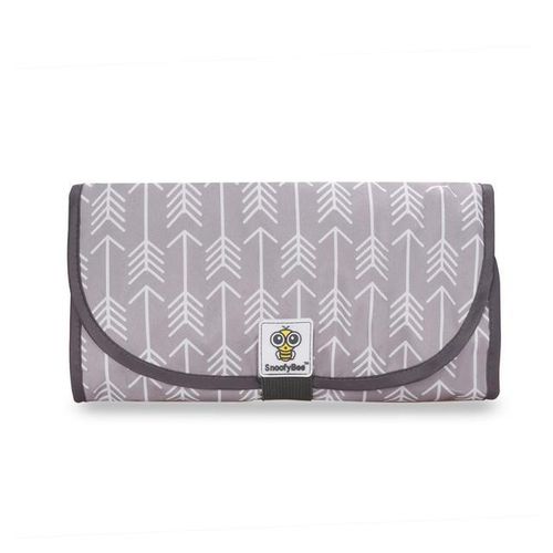 Portable Clean Hands Changing Pad. 3-in-1 Diaper Clutch, Changing Station, and Diaper-Time with Redirection Barrier for