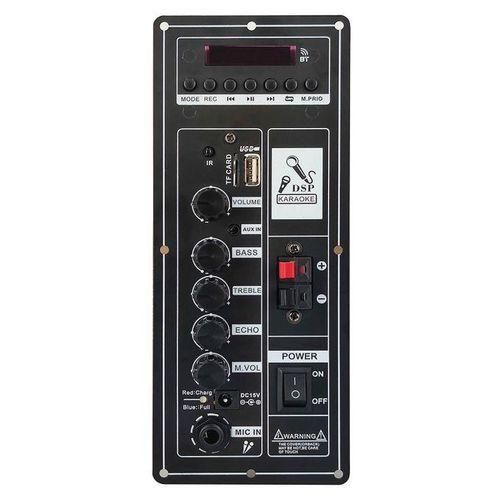 12V Amplifier Board Square Dance Speaker Amplifier Support Bluetooth AUX TFCard UDisk Recording 612Inch Speaker Panel BoardWITHOUT POWER