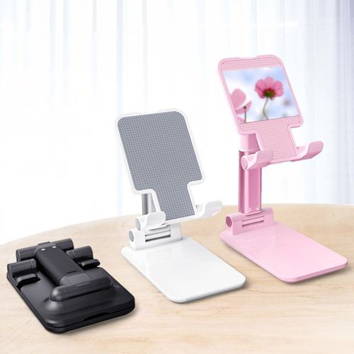 Desktop  Foldable Extend Stand for Cell Phones And Tablets  White