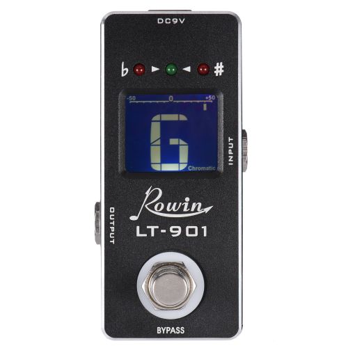Mini Chromatic Guitar Tuner Pedal Effect True Bypass LCD