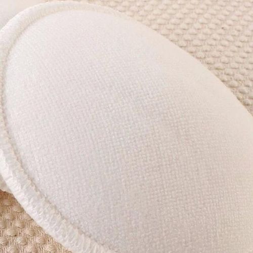 4pcs/bag White Soft Absorbent Cotton Washable Reusable Breastfeeding Breast Nursing Pads