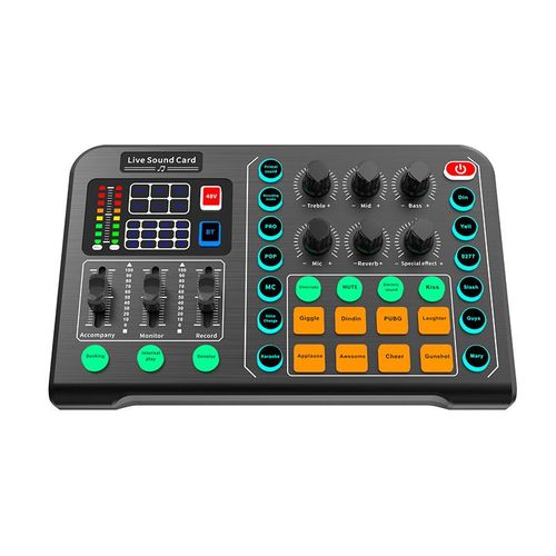 M6 Sound Singing For Mobile Phone Computer Microphone Karaoke Artifact Tiktok Live Broadcast Equipment Complete