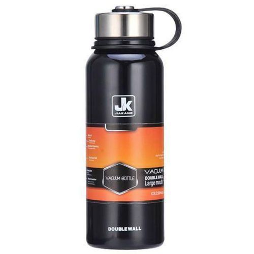 JK Stainless Steel Vacuum Bottle Flask 1.5 Litres-Black