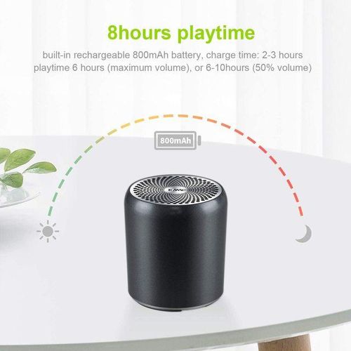 Ewa Super-Mini Portable Bluetooth 5.0 Speaker Tws Best Sound Bass Boombox Metal Body Caixa De Som Car Speakers And Subwoofer