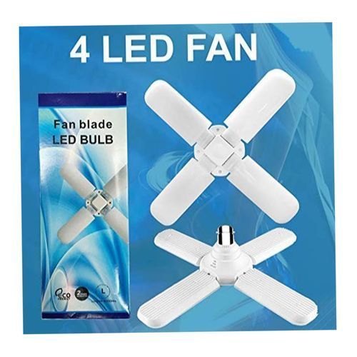 Fan Blade 4 Led Panel Bulb - White