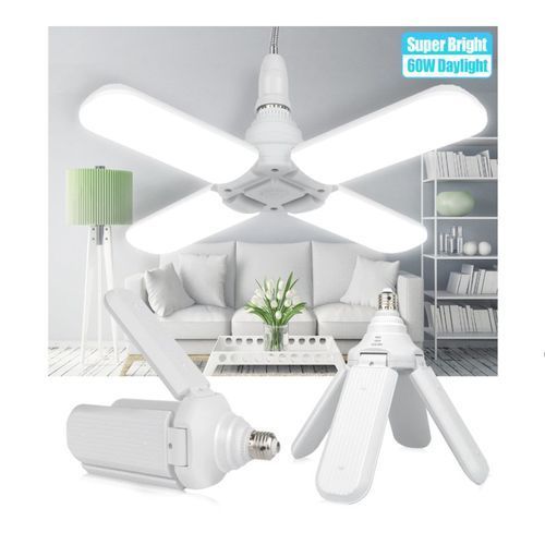 Fan Blade 4 Led Panel Bulb - White
