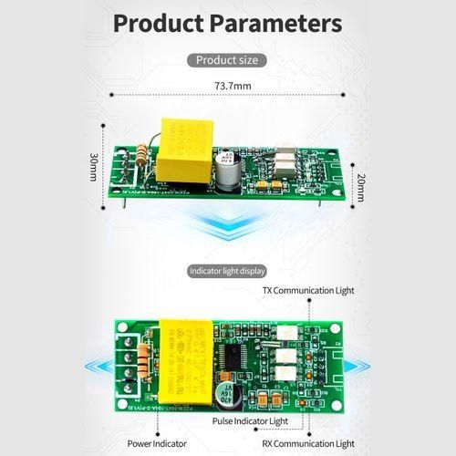 915 Generation 100A PZEM 004T 30 Version Wattmeter Kwh Meter Volt Amp Current Test Module for Arduino TTL COM2COM3COM4