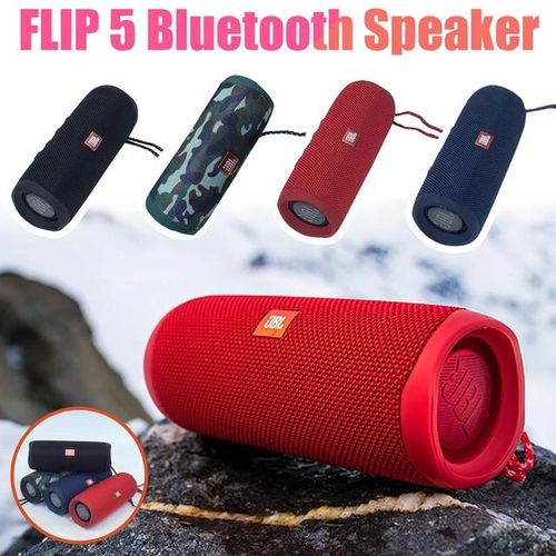 Jbl Flip 5 Bluetooth Speaker Mini Portable Ipx7 Waterproof Wireless Outdoor Stereo Bass Music Sport Bass Sound 5 Hours