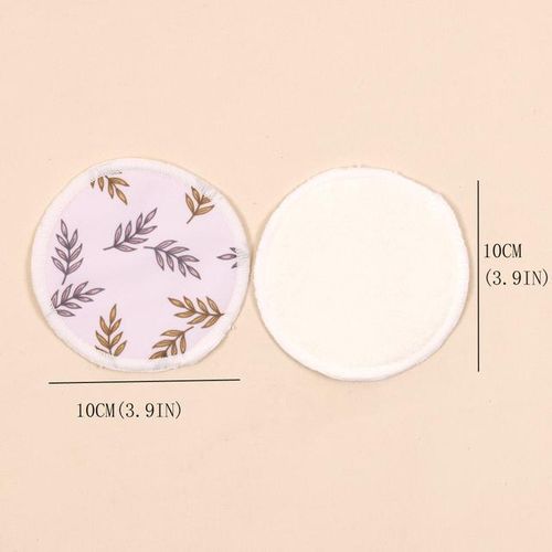 Elinfant 6pc Bamboo Breast Pad Nursing Pads For Mum Waterproof Washable Feeding Pad Bamboo Reusable Breast Pads with Laundry