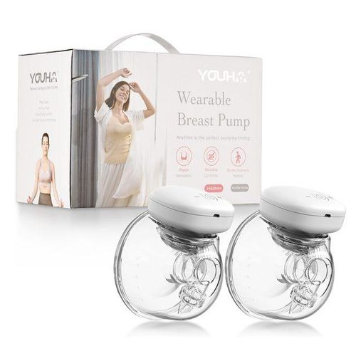 YOUHA Breast Pump Replacement Accessory Diaphragm/ Duckbill Valve/Little Breast Shield/ Breast Shield/ 8oz Cup/ Connector