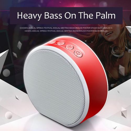 New Portable Wireless Bluetooth Speaker Mini Small Metal Pocket-Sized Music Sound Box Handsfree Outdoor Bass Subwoofer For Phone