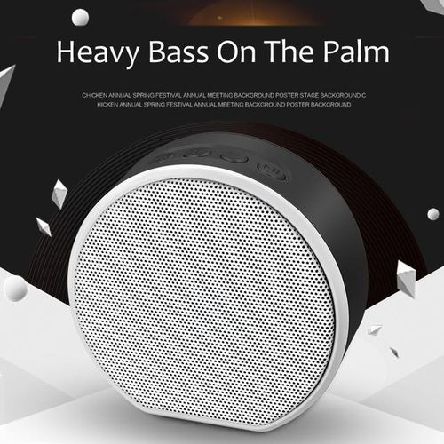 New Portable Wireless Bluetooth Speaker Mini Small Metal Pocket-Sized Music Sound Box Handsfree Outdoor Bass Subwoofer For Phone