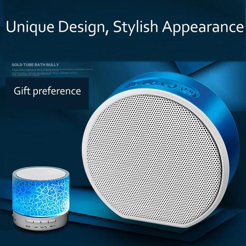 New Portable Wireless Bluetooth Speaker Mini Small Metal Pocket-Sized Music Sound Box Handsfree Outdoor Bass Subwoofer For Phone