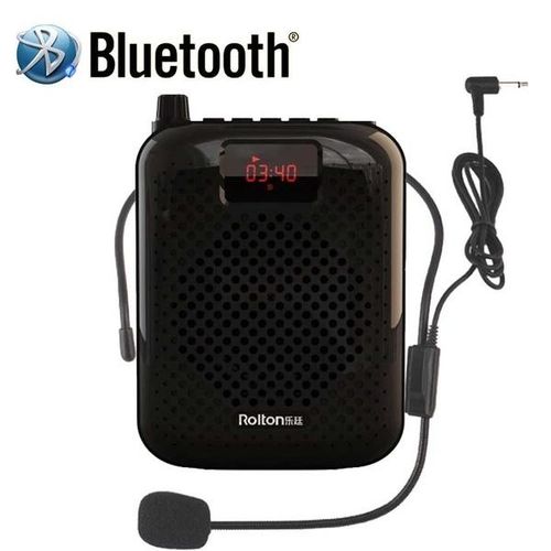K500 Microphone Bluetooth Loudspeaker Portable Auto Pairing Usb Charging Voice Amplifier Megaphone Speaker For Teaching