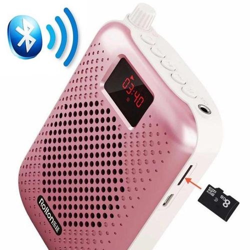 K500 Microphone Bluetooth Loudspeaker Portable Auto Pairing Usb Charging Voice Amplifier Megaphone Speaker For Teaching
