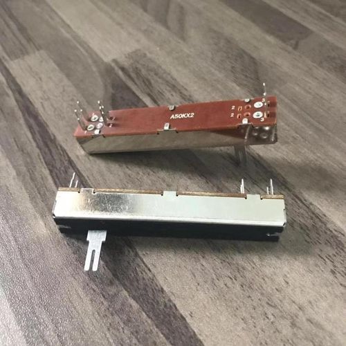 2pcs Mixer for SV453 A50Kx2 Straight Slide Potentiometer 20A6 / 73mm Fader for NEARSTAR Numark variable resistors