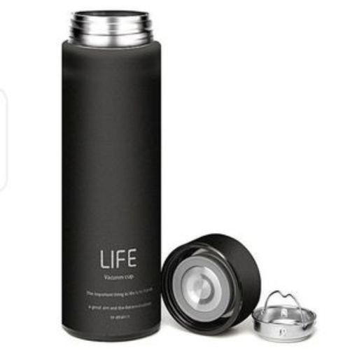 Life Stainless Steel Tea Water Coffee Travel Flask, 450ml - Colour May Vary