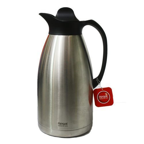 3L Metallic Regal Vaccumless Flask -Silver,Black