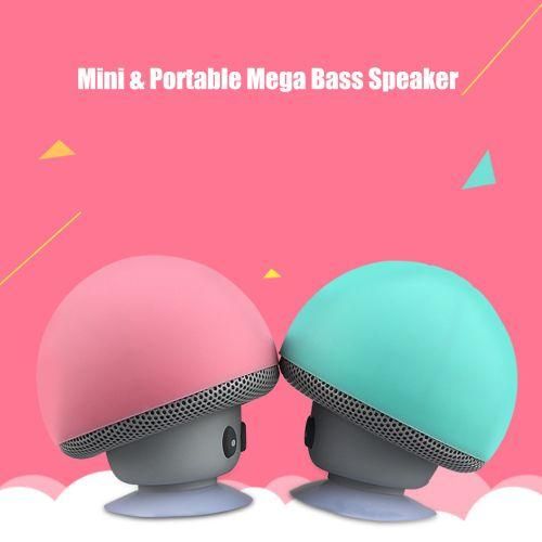 Mini BT Mushroom Speaker Wirelessly Portable Subwoofer With