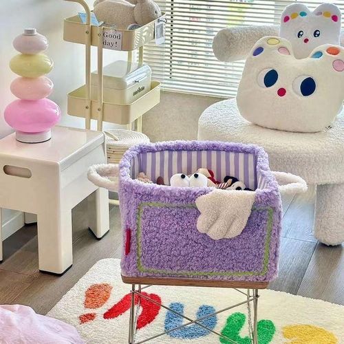 Cute Baby Diaper Bag Nappy Toys Storage Basket Kids Clothes Shoes Organizer Bedding Storage Box Children's Room Decoration