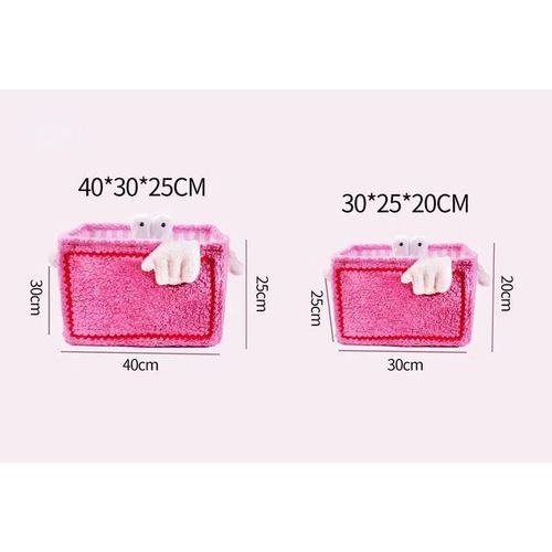 Cute Baby Diaper Bag Nappy Toys Storage Basket Kids Clothes Shoes Organizer Bedding Storage Box Children's Room Decoration