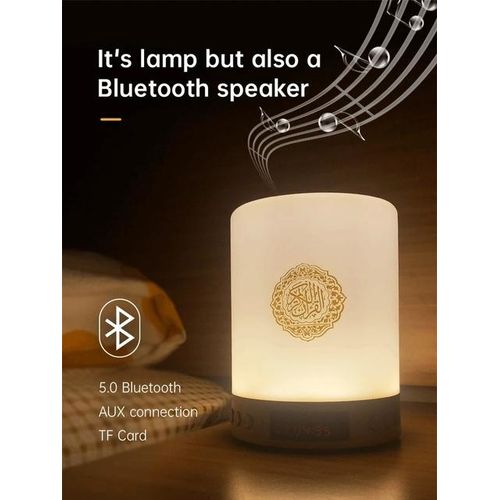 Moon Lamp Quran Speaker Veilleuse Coranique Azan Islamic Quran Speaker Night Light Mp3 Parleur Coran Player Lampe Coranique