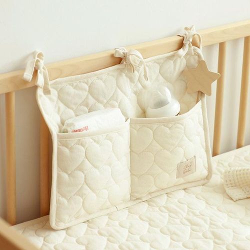 Baby Bed Hanging Storage Bags Baby Stroller Bag Hanging Bags Portable Diaper Storage Bag Pocket Holder Organizer