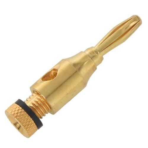4 x 4mm Banana Plugs For Speaker Cable connections  Gold Pl
