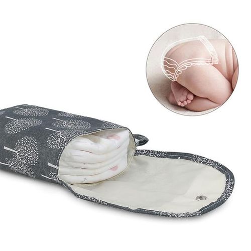Baby Diaper Bag Reusable Waterproof Wet/Dry Storage Nappy Bag For Carrying Diaper Clothes Organizer Handbag Mommy Bag