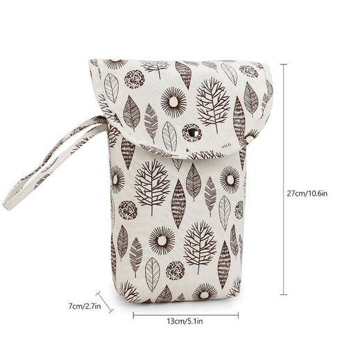 Baby Diaper Bag Reusable Waterproof Wet/Dry Storage Nappy Bag For Carrying Diaper Clothes Organizer Handbag Mommy Bag
