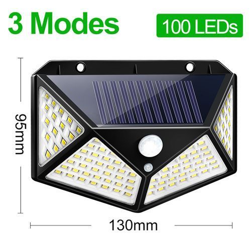 100 LED Solar Light Outdoor Solar Lamp 1 Pc